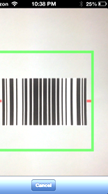 Mobile Form - Scan Barcode