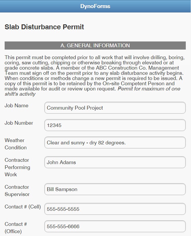 Slab Disturbance